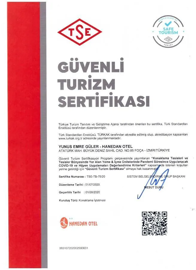 Hanedan Otel Foca Izmir 2*,  Turkey